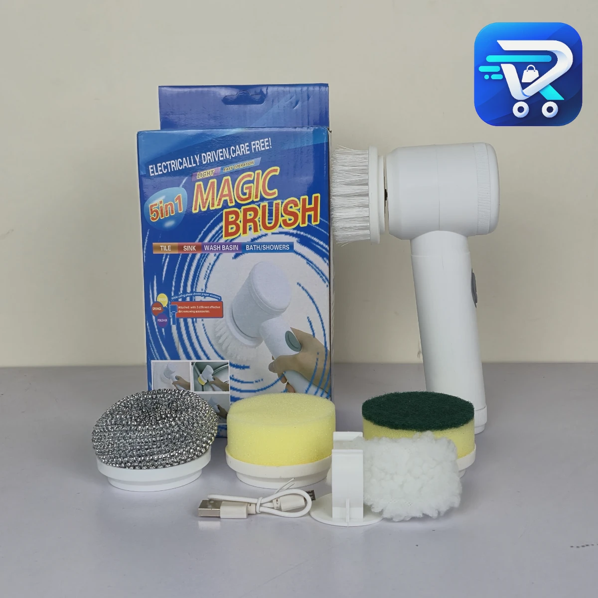 5-in-1 Magic Electric Cleaning Brush