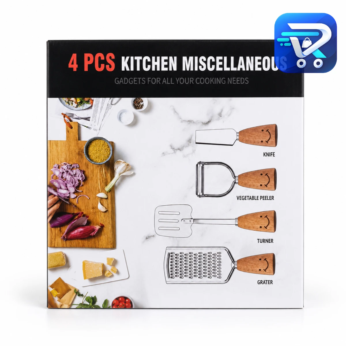 4 Pcs Kitchen Miscellaneous Gadgets
