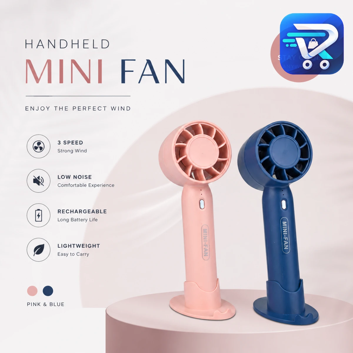 T10 Handheld Mini Fan